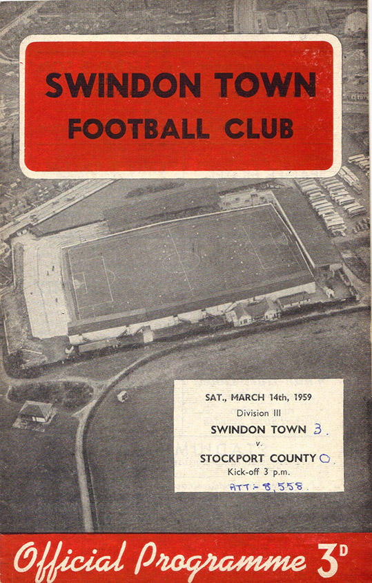 <b>Saturday, March 14, 1959</b><br />vs. Stockport County (Home)